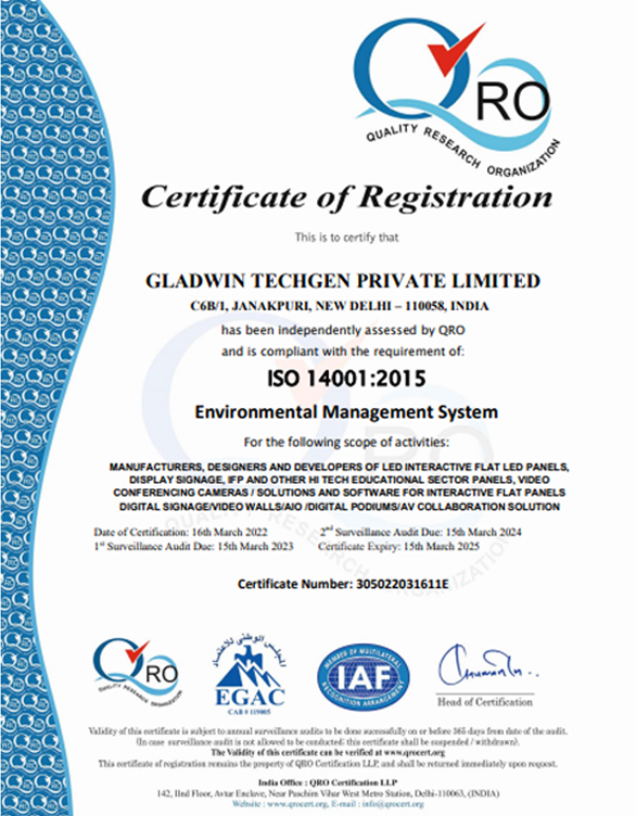 Certifications